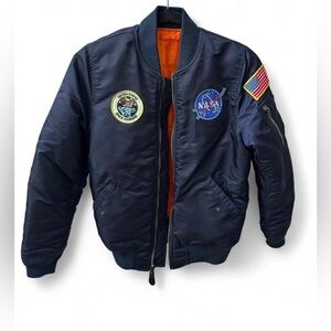 Alpha Industries Boys NASA Bomber Jacket